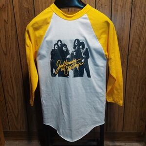 Vintage Jefferson Starship 1980 Raglan Shirt NOS NWT Russell Athletic Med USA